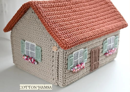 House Hand-crocheted model -COTTON HAMSA